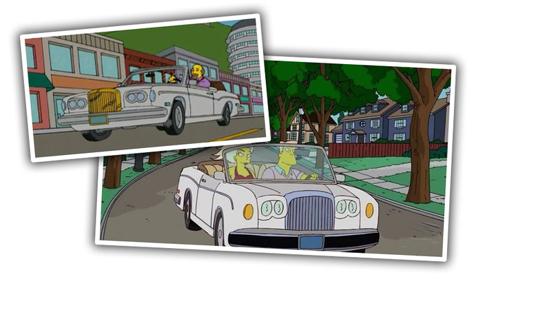 Illustration for article titled A Guide To Every Real-World Car Used In The Simpsons